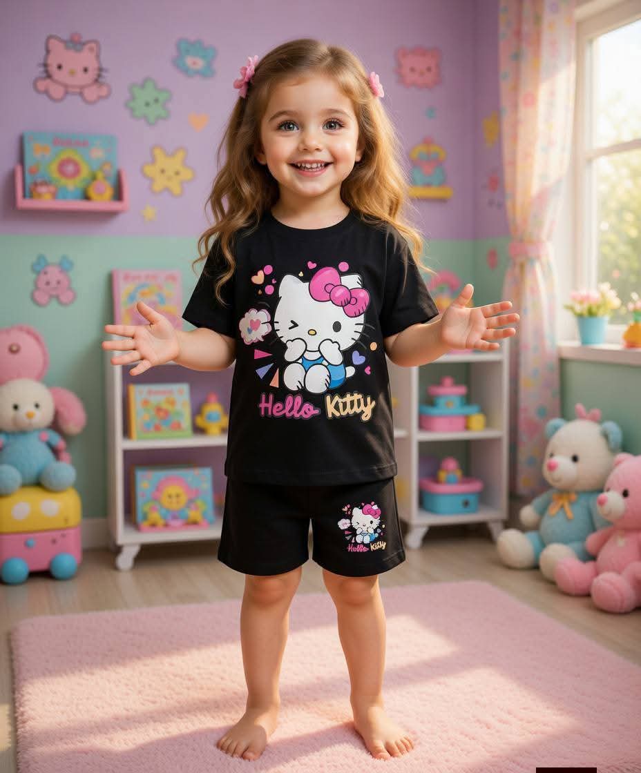 Short Sleeve T-shirt set for your Kids (Girls)