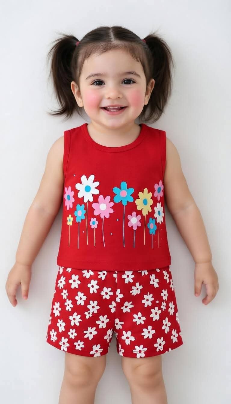 Sleeveless T-shirt set
