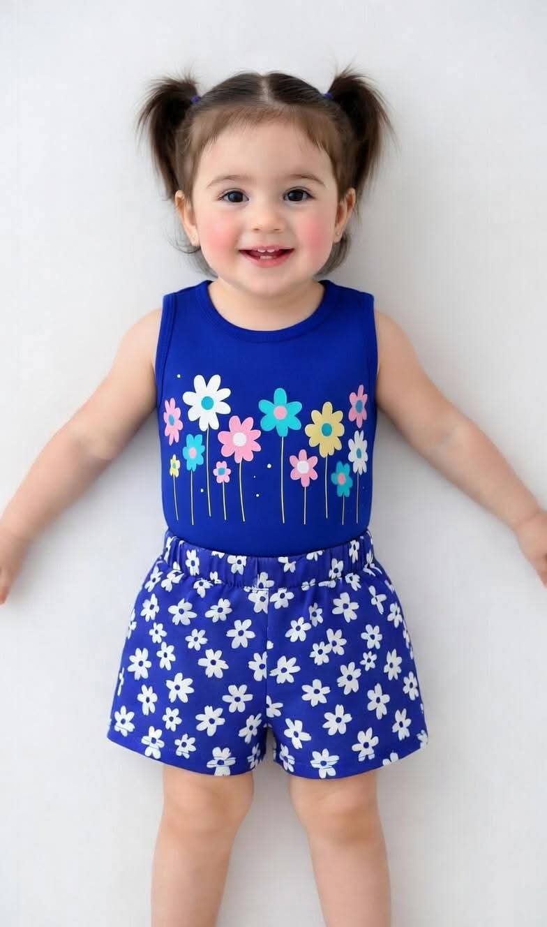Sleeveless T-shirt set