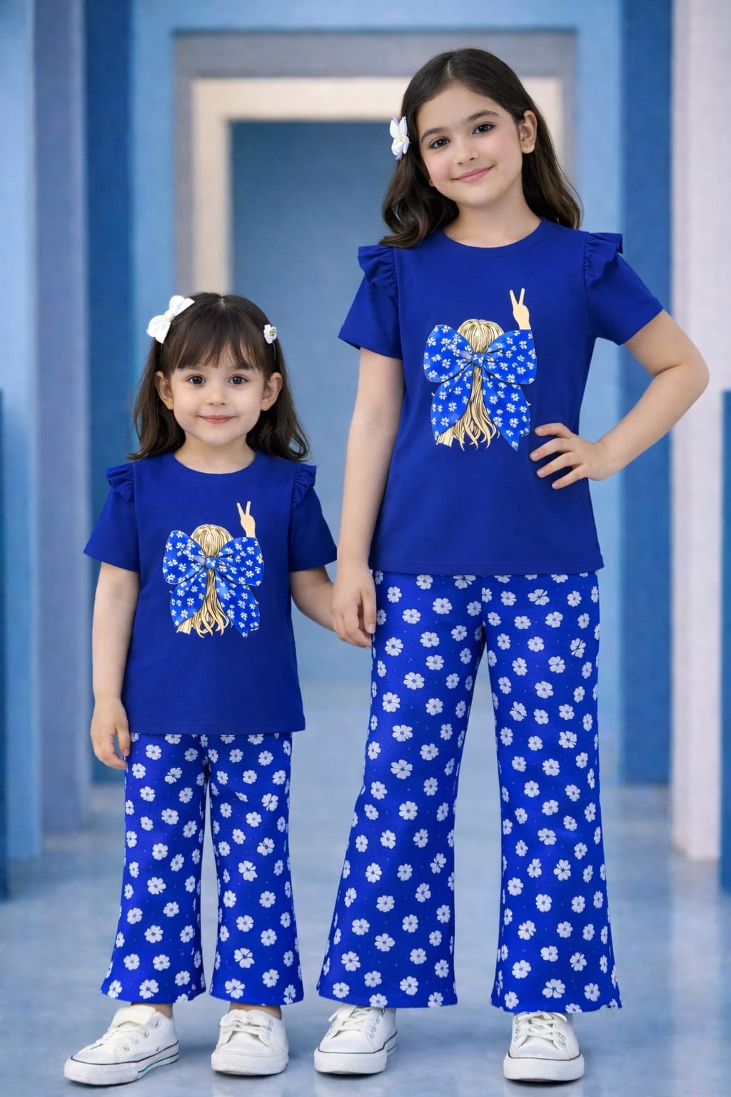 Exclusive Long pant+Half sleeve T-shirt set