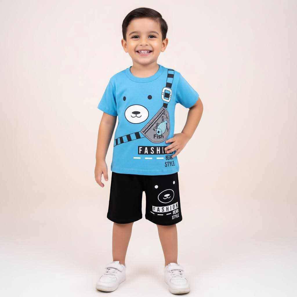 Fantasy Printed Short Sleeve T-shirt Set for your Kids