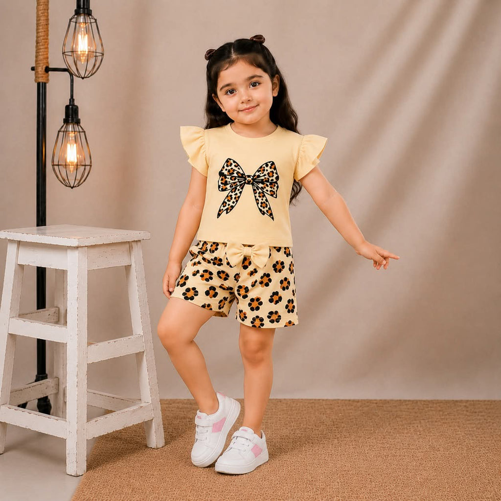 Kids Fancy Short Sleeve Set