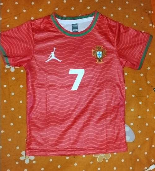 Portugal Home Edition (Red color) Jersy for Your Kids 👕🩷