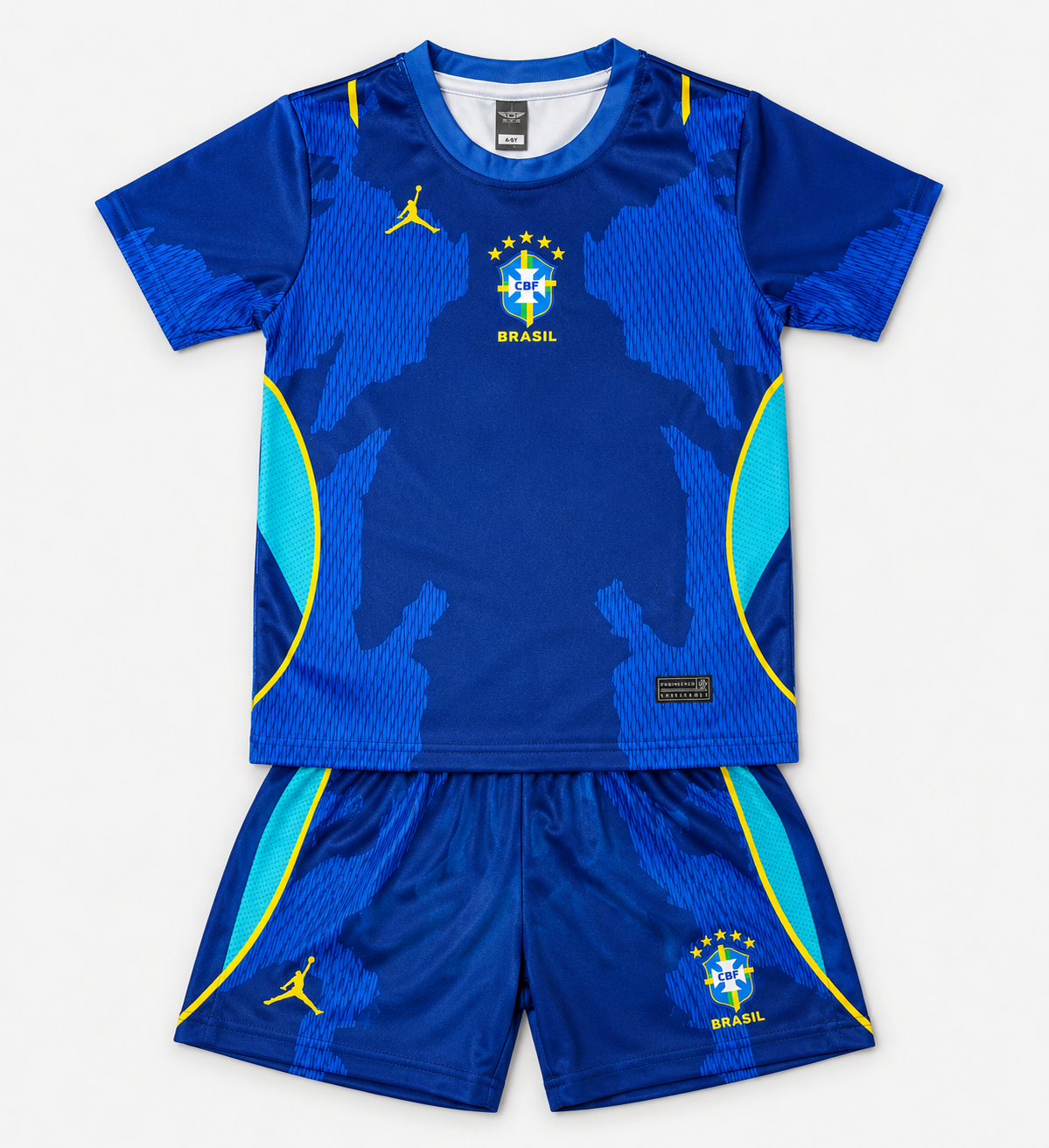 Argentina/Brasil Home & Away Jersy+Half Pant Set of WC 2026 Edition for ur Kids