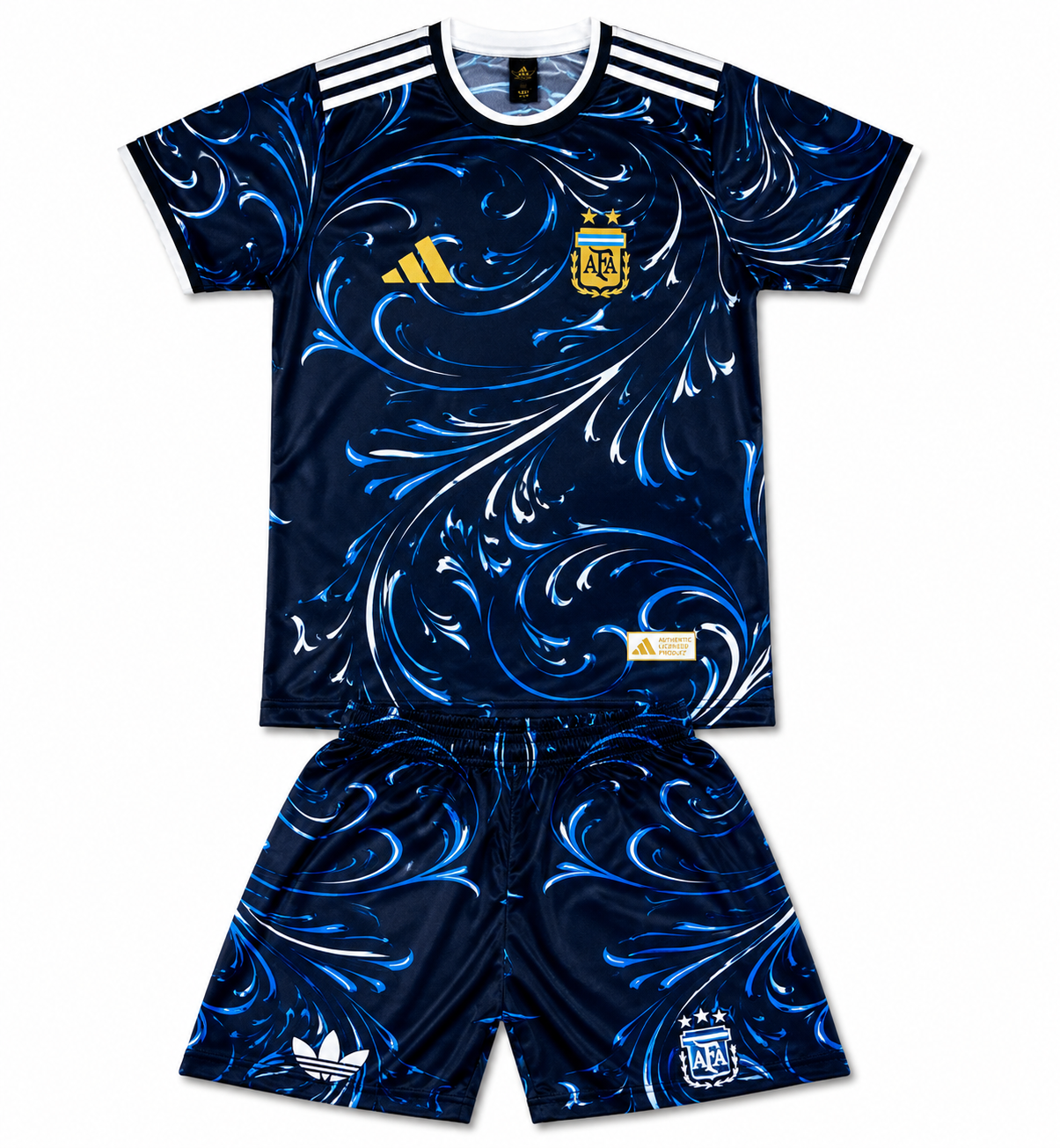 Argentina/Brasil Home & Away Jersy+Half Pant Set of WC 2026 Edition for ur Kids