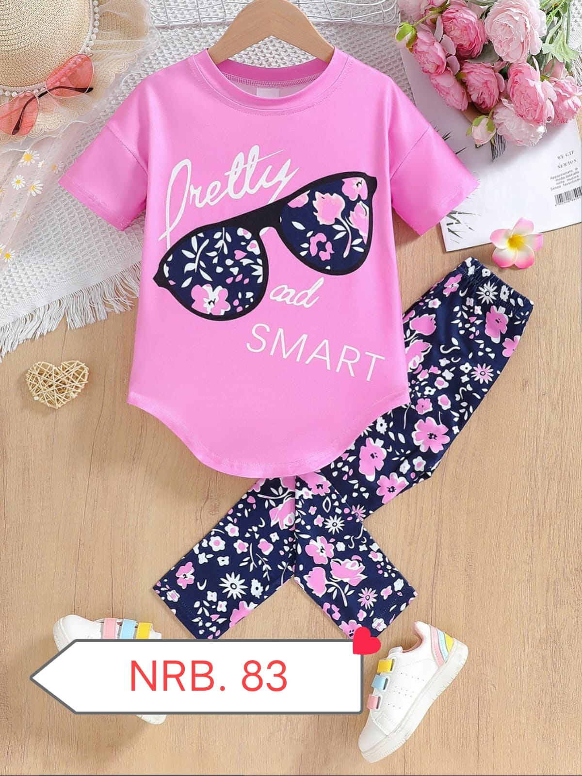 Fantasy Printed Short Sleeve T-shirt Set for your Kids