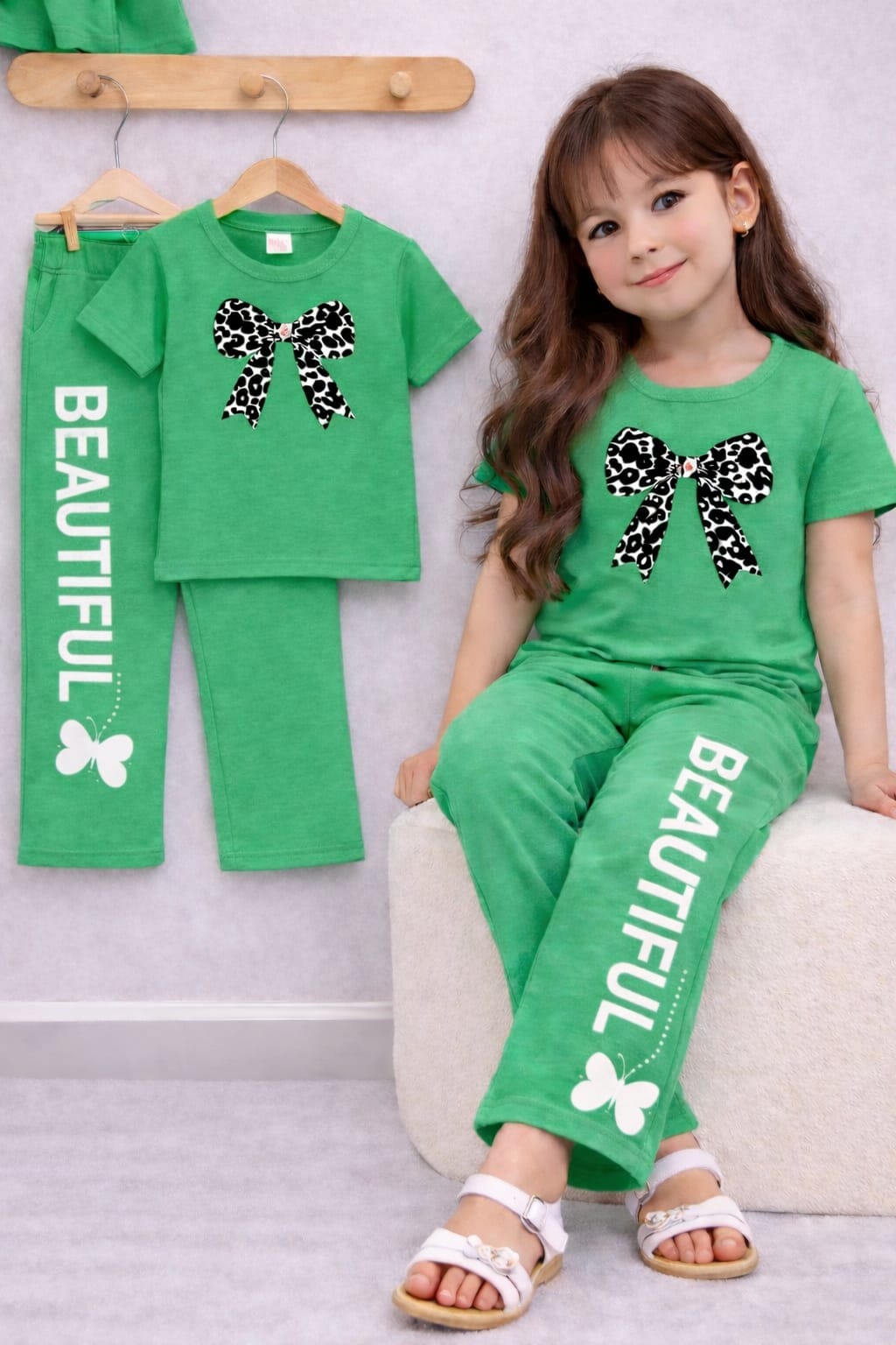 Gorgeous & Comfortable Combo Set for ur Princess (T-shirt+Long Pant)