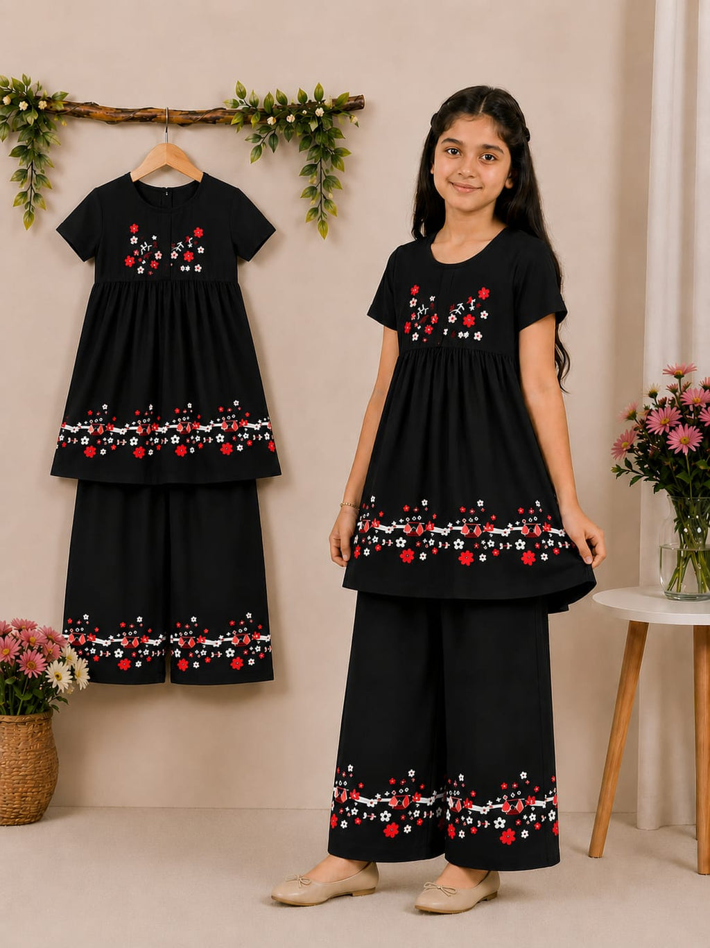 Premium Outerwear Dress Set for Your Little Princess
