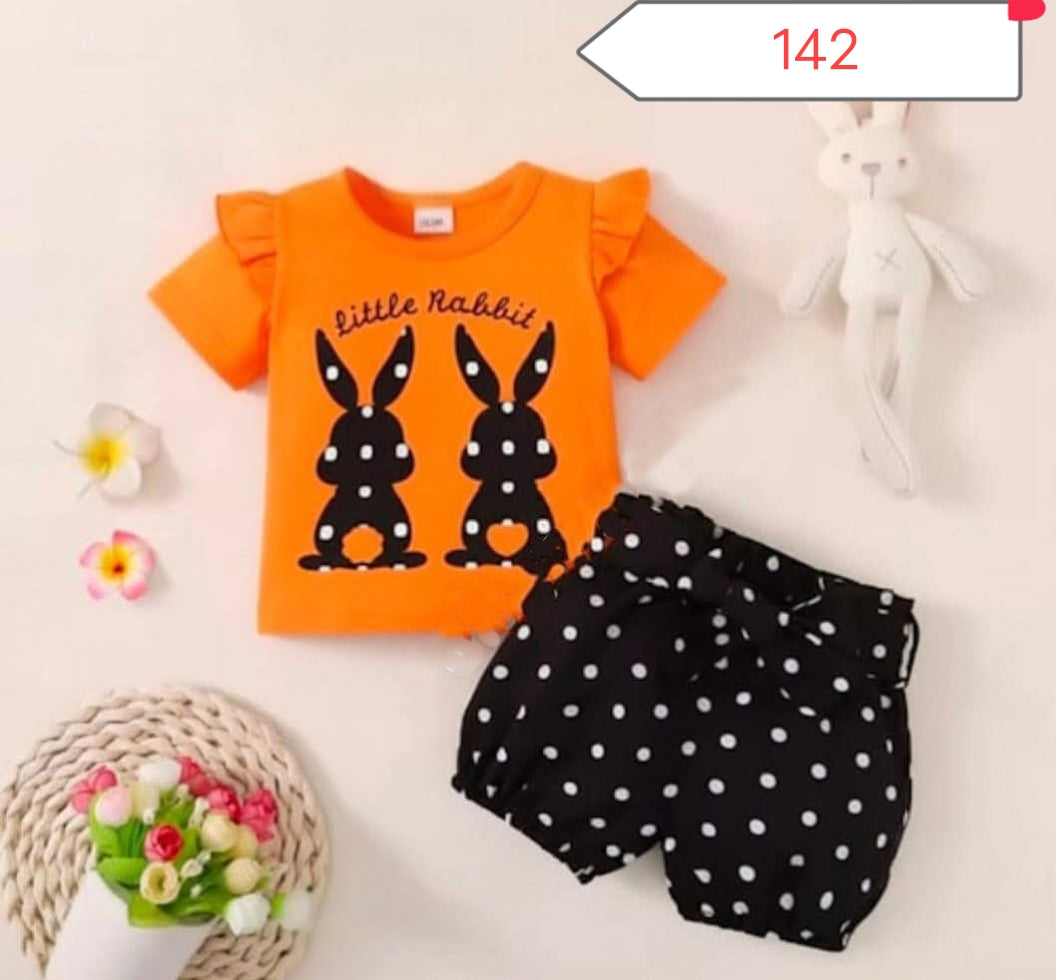 Fantasy Printed Short Sleeve T-shirt Set for your Kids