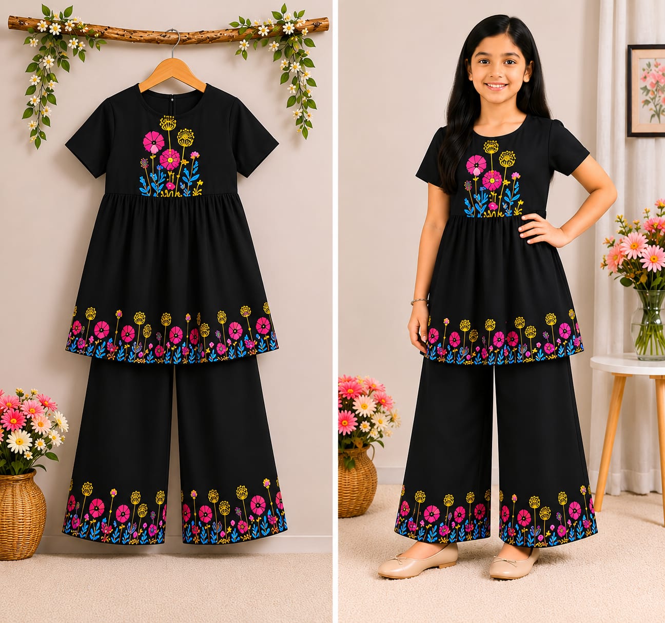Premium Outerwear Dress Set for Your Little Princess