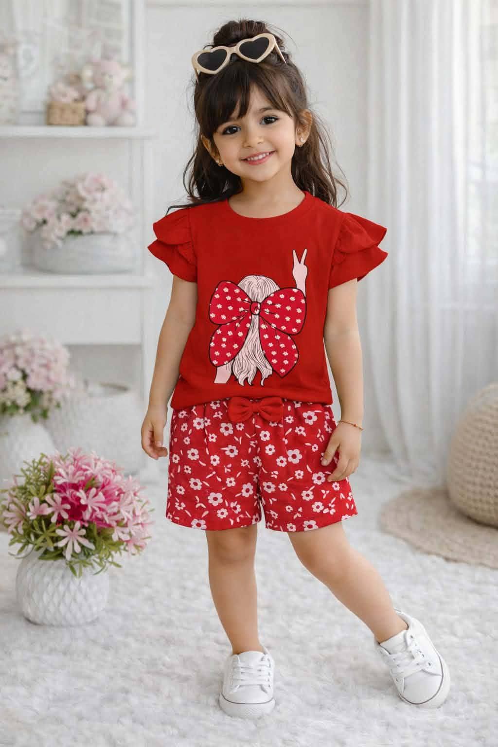 Fantasy Printed Short Sleeve T-shirt Set for your Kids